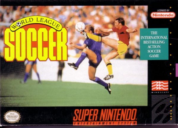 WORLD LEAGUE SOCCER - SNES (W/BOX)