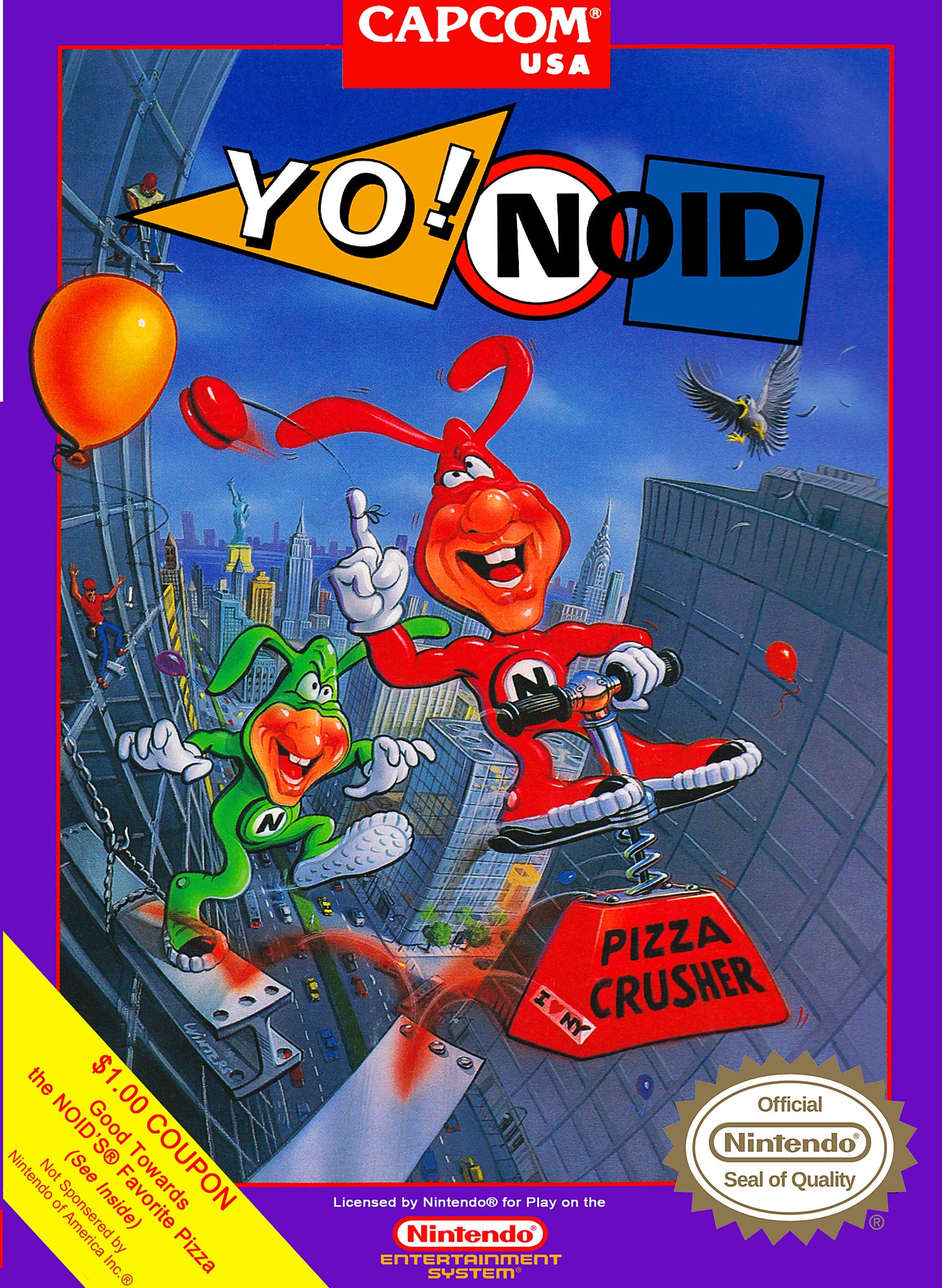 YO NOID - NES (W/BOX & MANUAL)