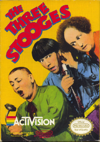 THREE STOOGES - NES (W/BOX & MANUAL)