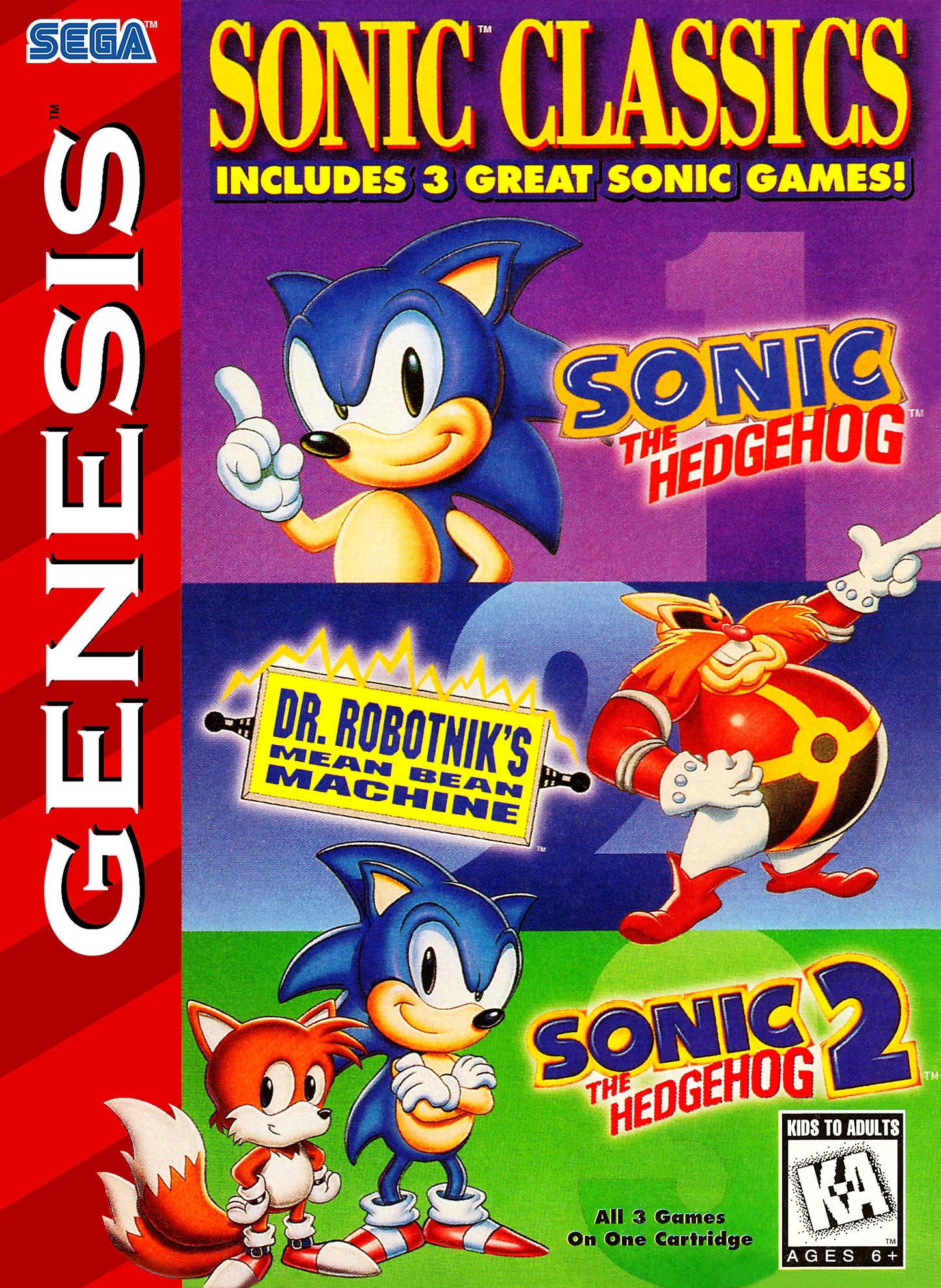 SONIC CLASSICS 3 IN 1 - GENESIS