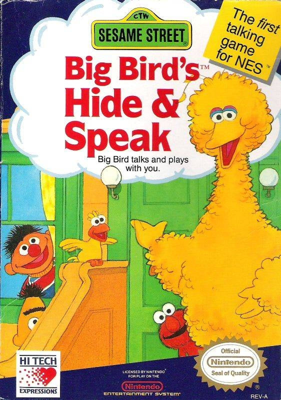 SESAME STREET: BIG BIRD'S HIDE & SPEAK - NES