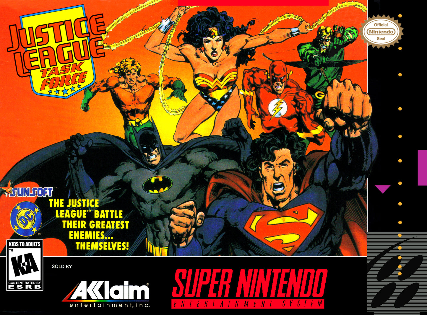 JUSTICE LEAGUE TASK FORCE - SNES