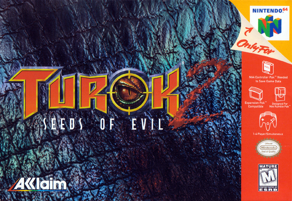 TUROK 2: SEEDS OF EVIL - N64 (W/BOX)