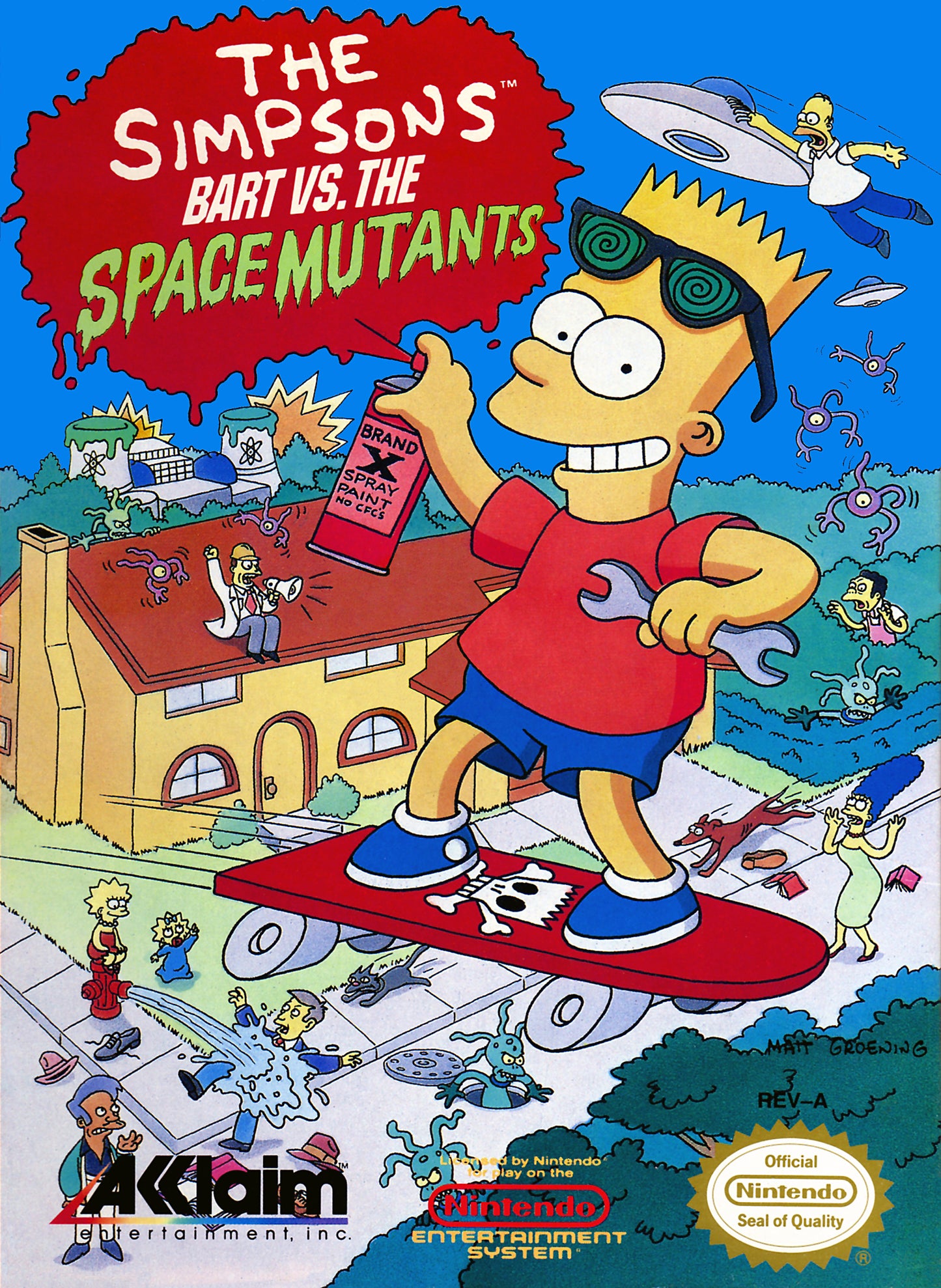 SIMPSONS: BART VS. THE SPACE MUTANTS - NES