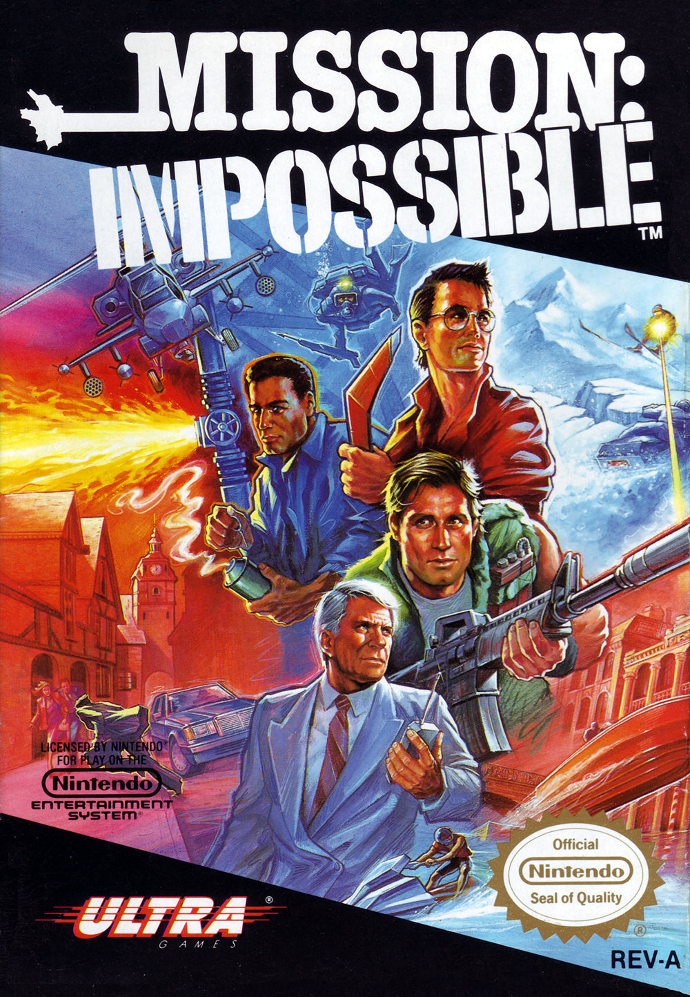 MISSION: IMPOSSIBLE - NES (W/BOX & MANUAL)