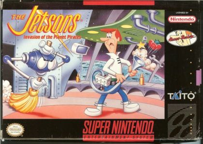 JETSONS: INVASION OF THE PLANET PIRATES - SNES (W/BOX)