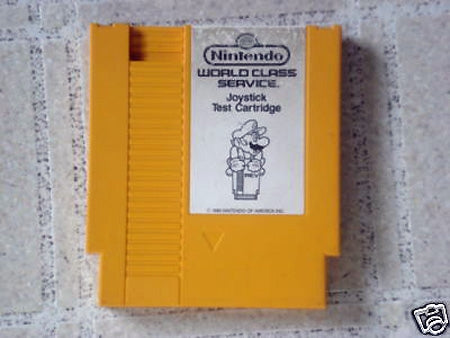 CONTROL DECK TEST CARTRIDGE (GREY CART) - NES