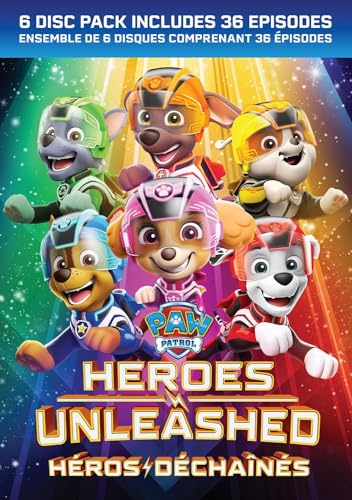 PAW PATROL - DVD-HEROES UNLEASHED (6 DISCS)