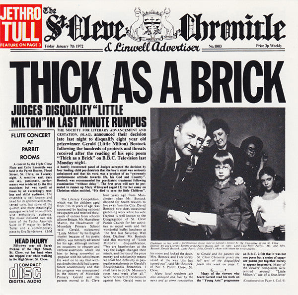JETHRO TULL - THICK AS A BRICK (STEVEN WILSON REMIX)
