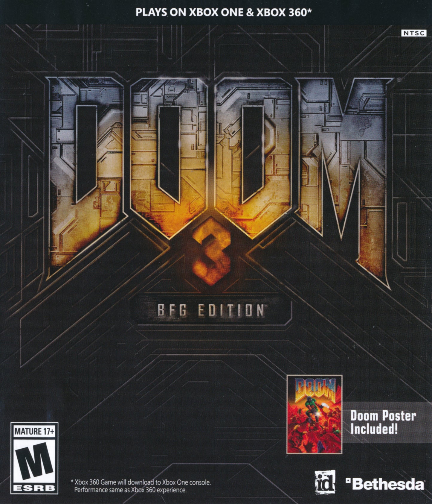 DOOM 3 (BFG EDITION)(XBOX ONE CASE) - XBX360