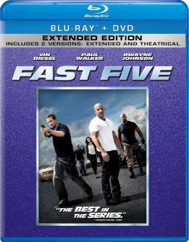 FAST FIVE (FAST & FURIOUS) - BLU-INC. DVD COPY