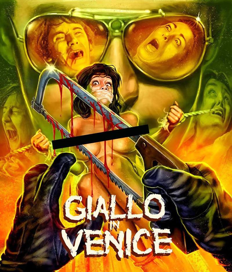 GIALLO IN VENICE - BLU-W/SLIPCOVER
