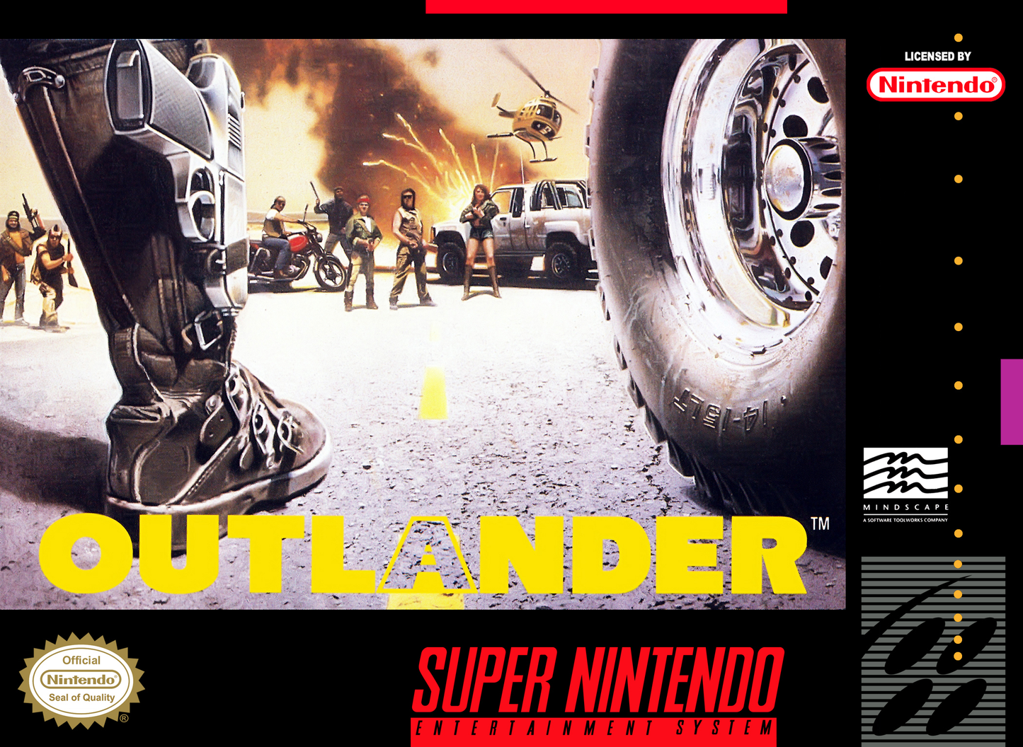OUTLANDER - SNES (W/BOX & MANUAL)
