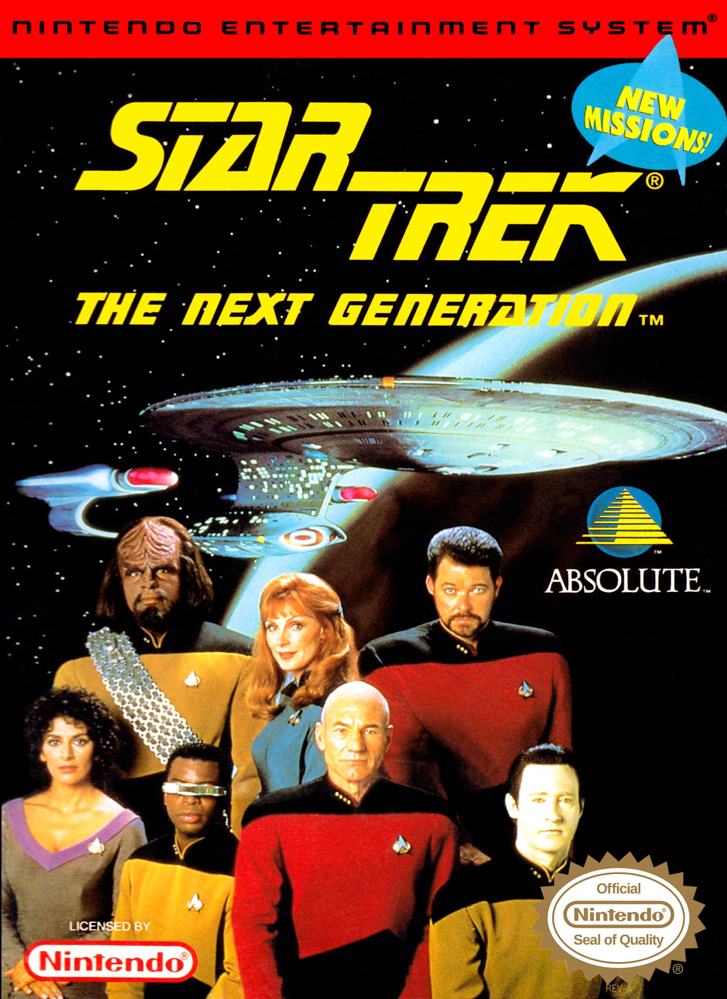 STAR TREK: THE NEXT GENERAETION - NES