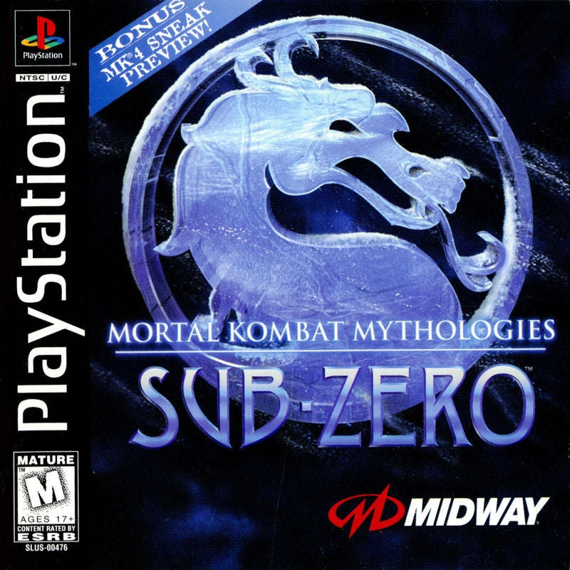 MORTAL KOMBAT MYTHOLOGIES: SUB-ZERO - PS1