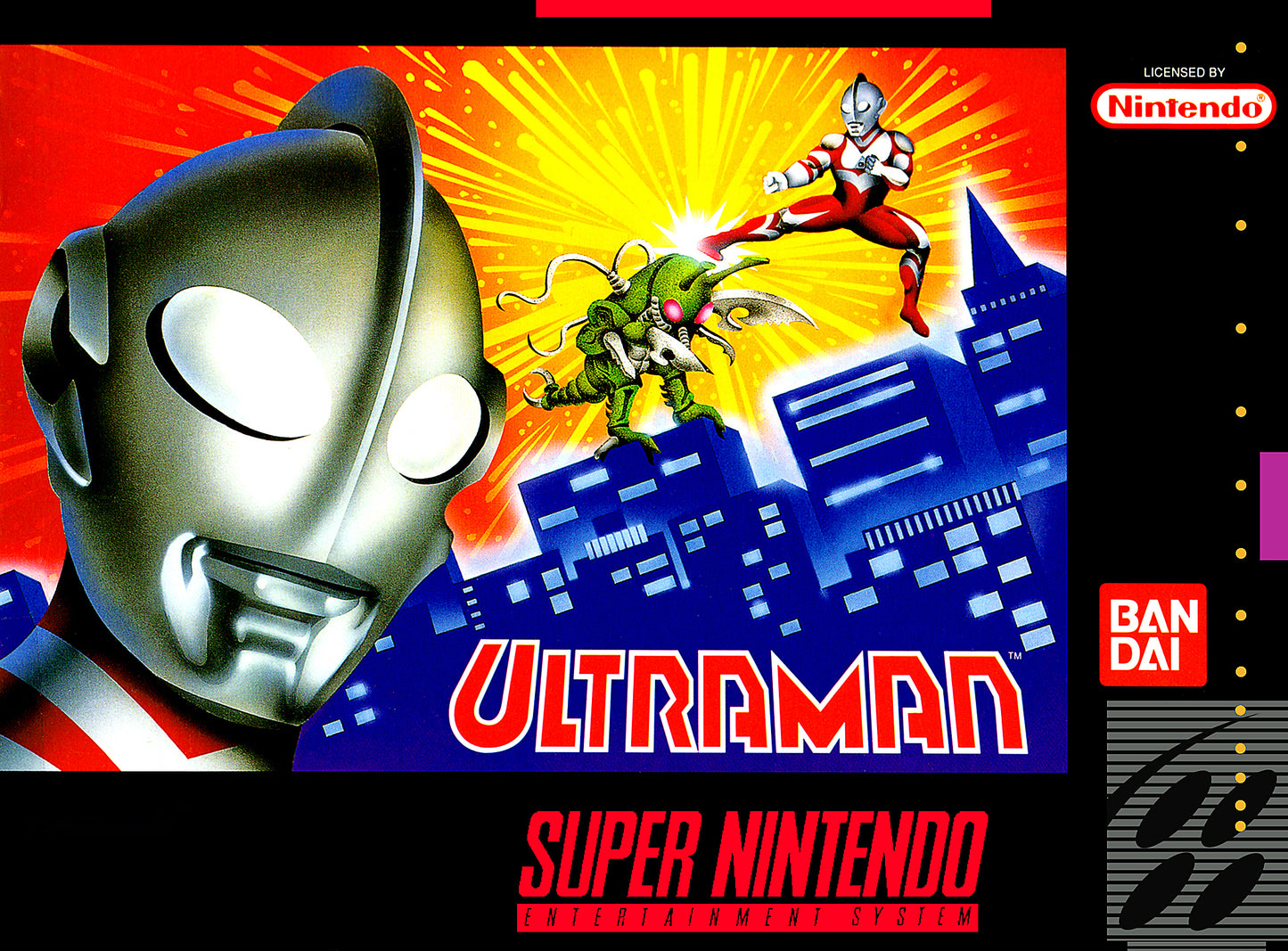 ULTRAMAN - SNES (W/BOX & MANUAL)