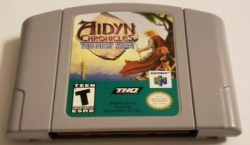 AIDYN CHRONICLES (GREY CART) - N64