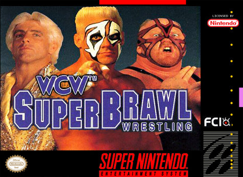 WCW SUPERBRAWL WRESTLING - SNES (W/BOX & MANUAL)