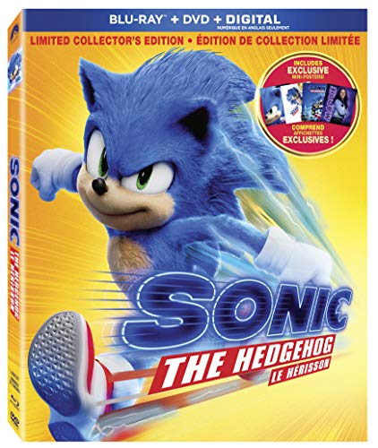 SONIC THE HEDGEHOG (MOVIE) - BLU-2020-JAMES MARSDEN-LIMITED COLLECTOR
