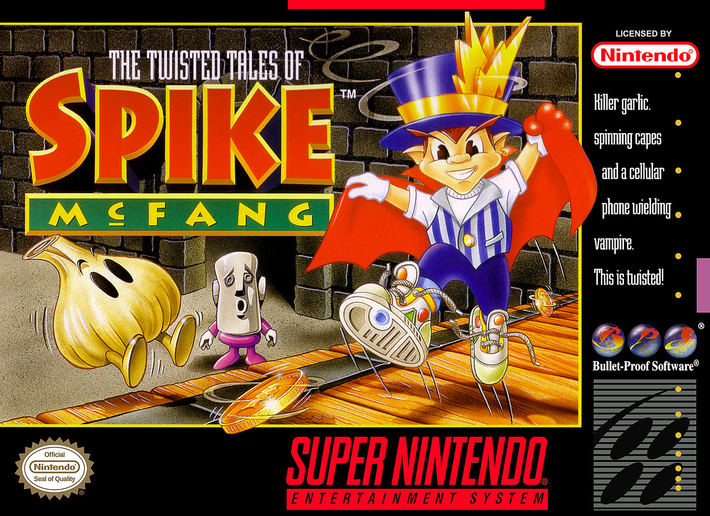 TWISTED TALES OF SPIKE MCFANG - SNES