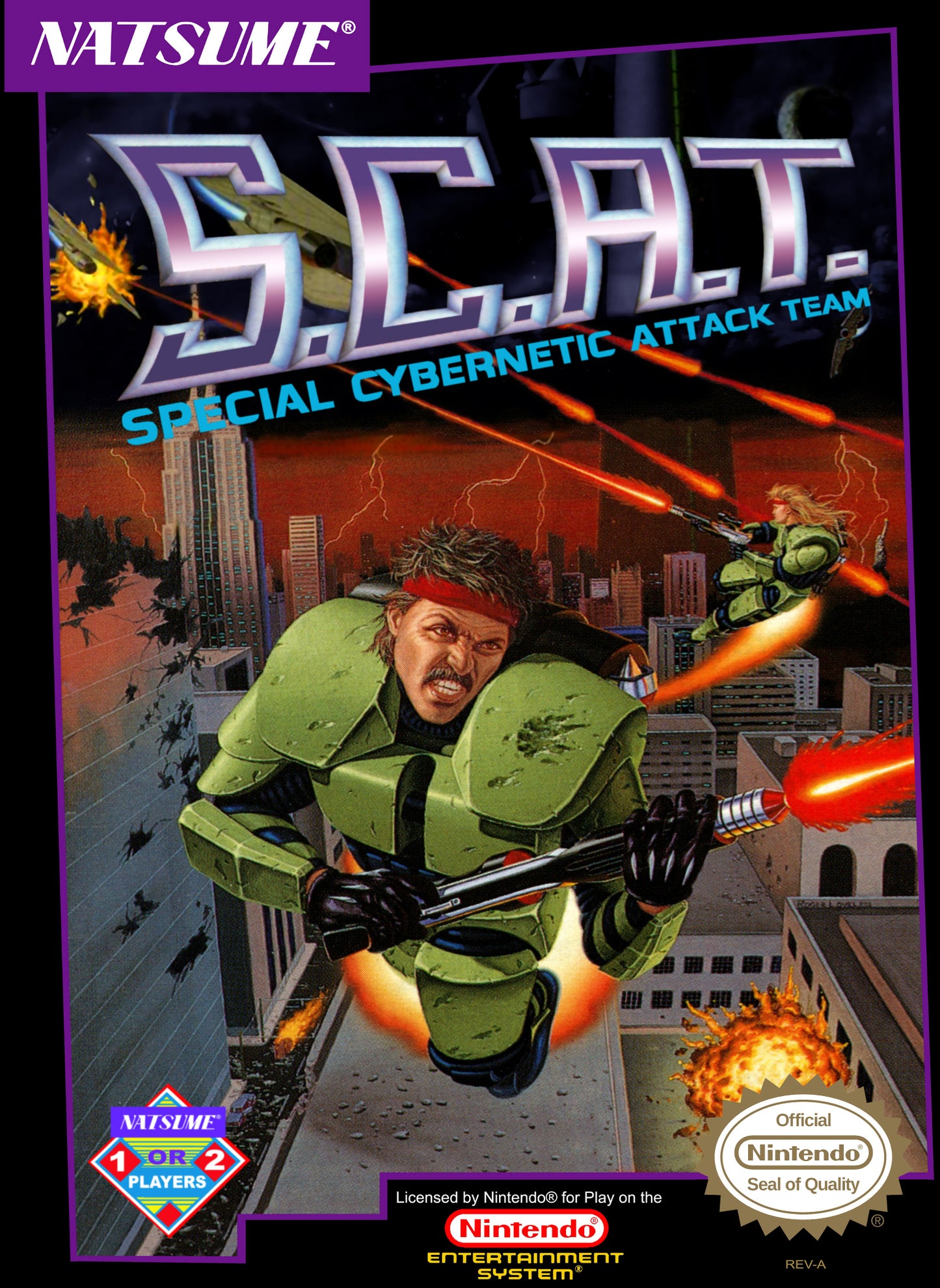 S.C.A.T.: SPECIAL CYBERNETIC ATTACK TEAM - NES