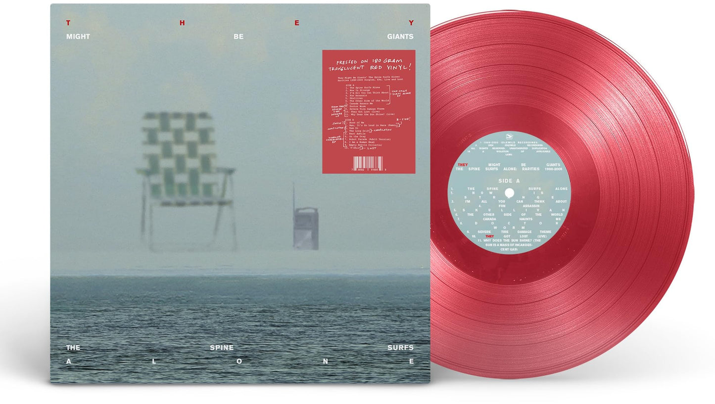 THEY MIGHT BE GIANTS - THE SPINE SURFS ALONE: RARITIES 1998-2005 (TRANSLUCENT RED VINYL)