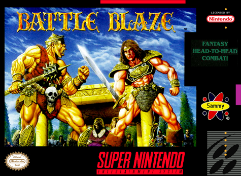 BATTLE BLAZE - SNES (W/BOX & MANUAL)