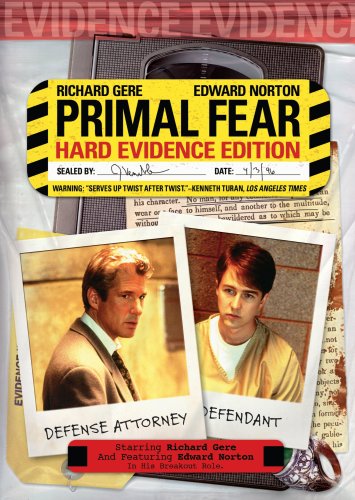 PRIMAL FEAR (MOVIE) - DVD-1996-RICHARD GERE-HARD EVIDENCE EDIT