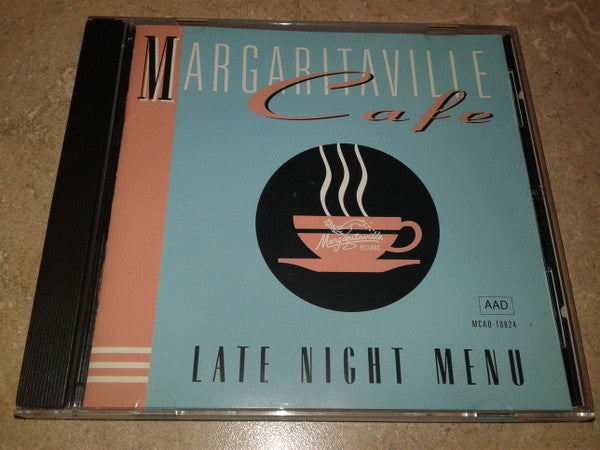 BUFFETT, JIMMY - MARGARITAVILLE CAFE LATE NIGHT MENU (3 T