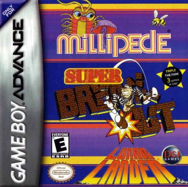 MILLIPEDE/SUPER BREAKOUT/LUNAR LANDER - GBA