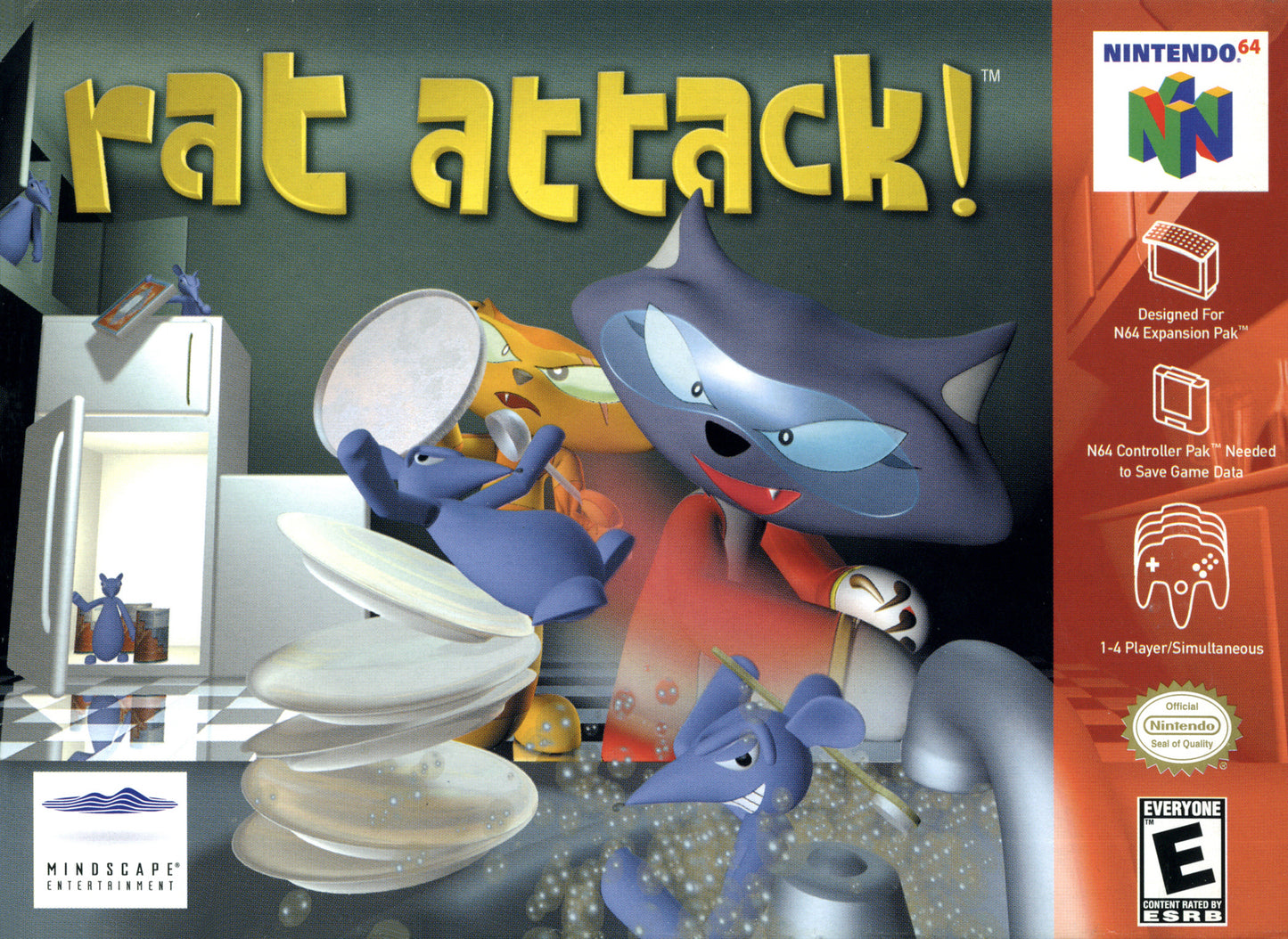 RAT ATTACK - N64