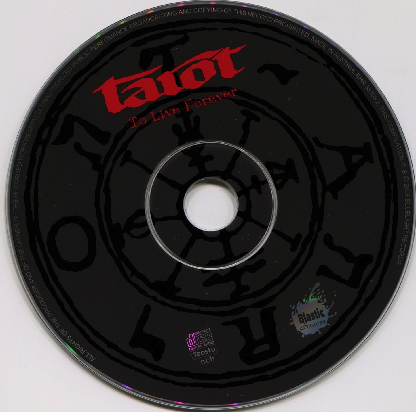 TAROT - TO LIVE FOREVER