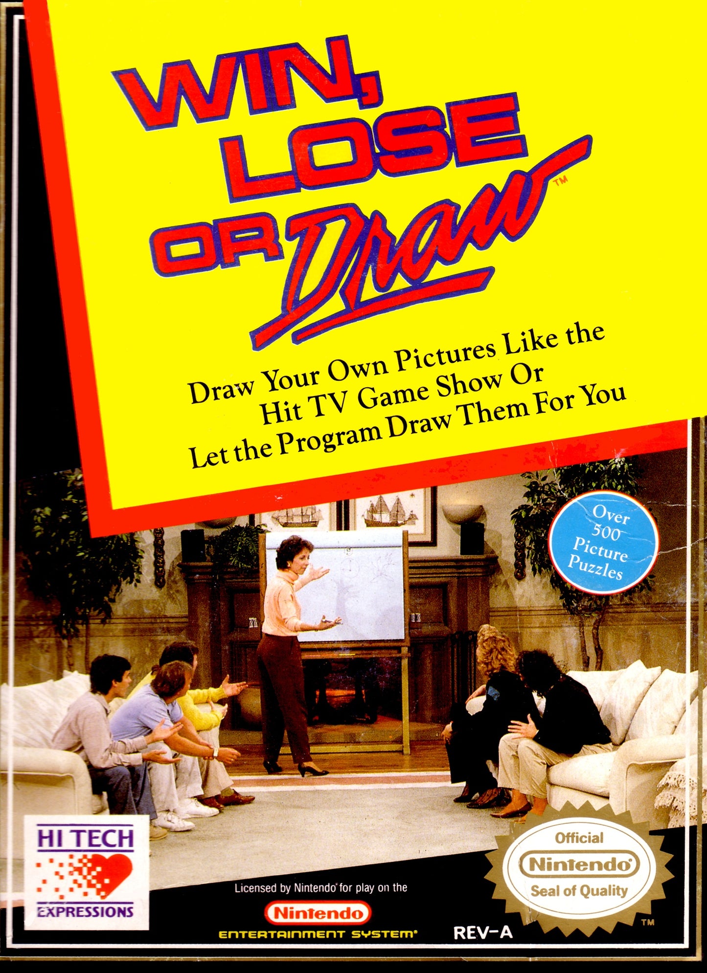 WIN, LOSE OR DRAW - NES (W/BOX & MANUAL)