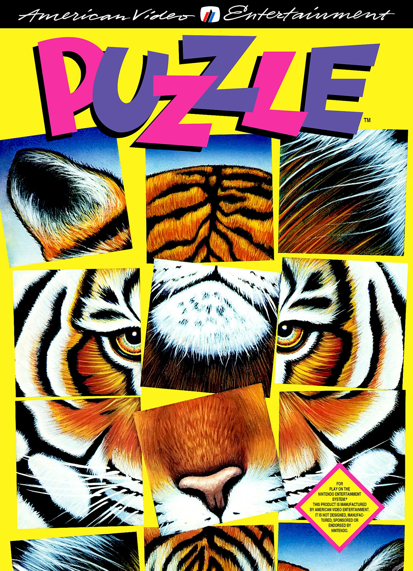 PUZZLE - NES (W/BOX & MANUAL)