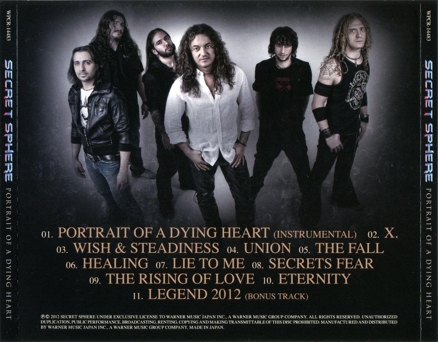 SECRET SPHERE - PORTRAIT OF A DYING HEART