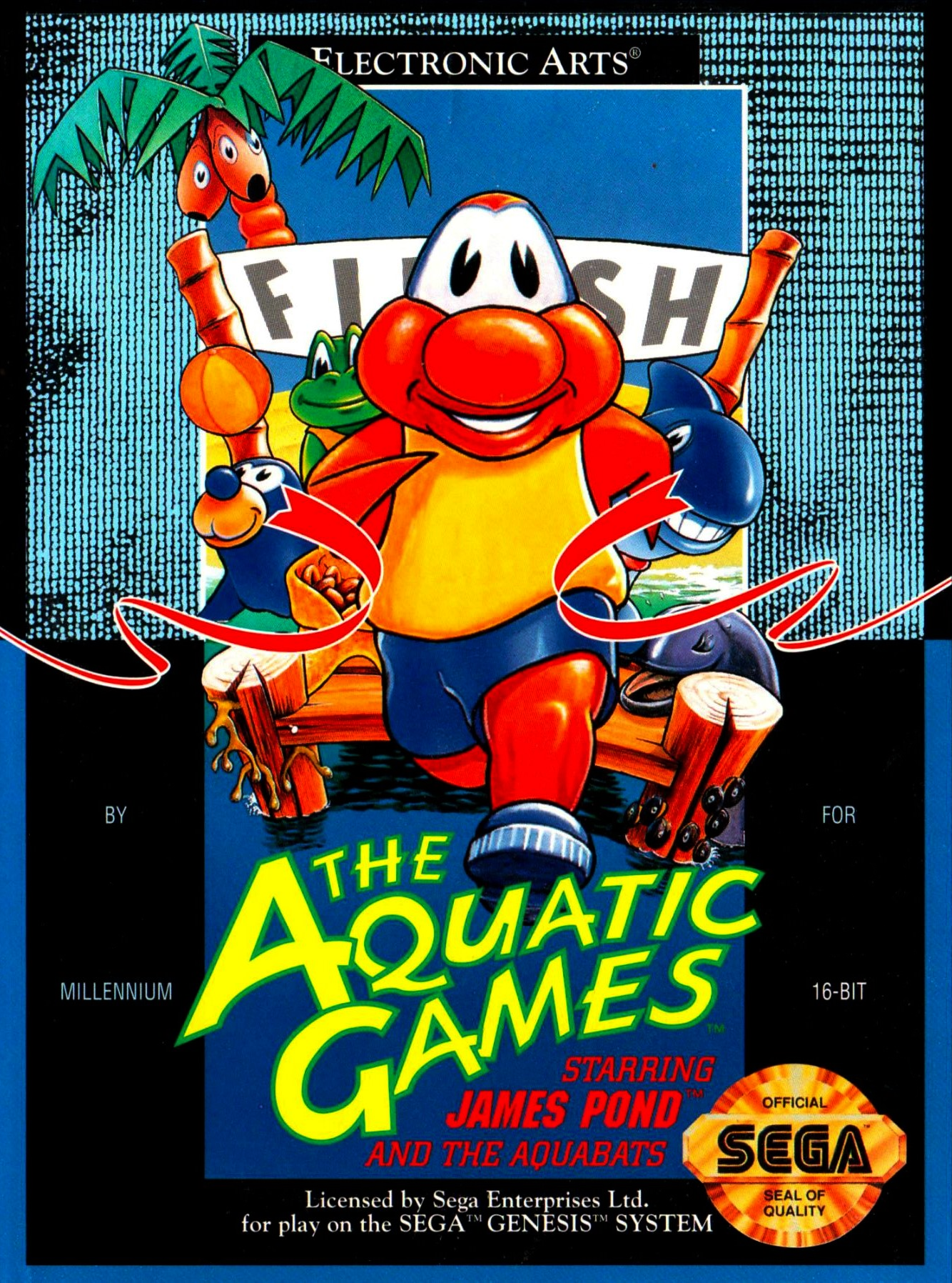 AQUATIC GAMES STARRING JAMES POND - GENESIS