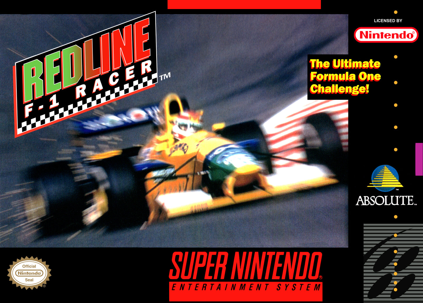 REDLINE F-1 RACER - SNES (CARTRIDGE ONLY)