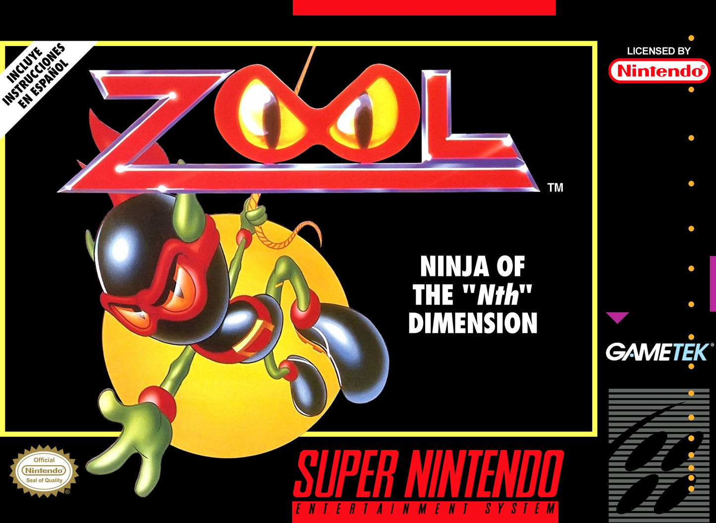 ZOOL NINJA OF THE NTH DIMENSION - SNES