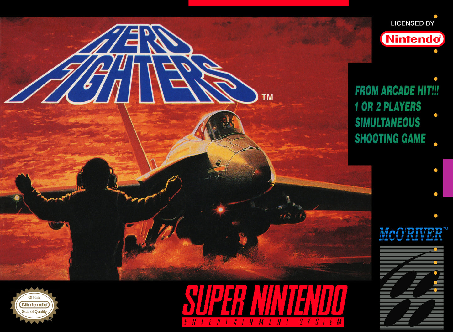 AERO FIGHTERS - SNES