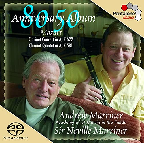 MOZART - CLARINET CONCERT/QUINTET-MARRINER (SACD)