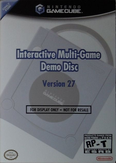 INTERACTIVE MULTI-GAME DEMO DISC #27 - GCB