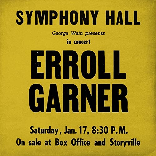 ERROLL GARNER - SYMPHONY HALL CONCERT (VINYL)