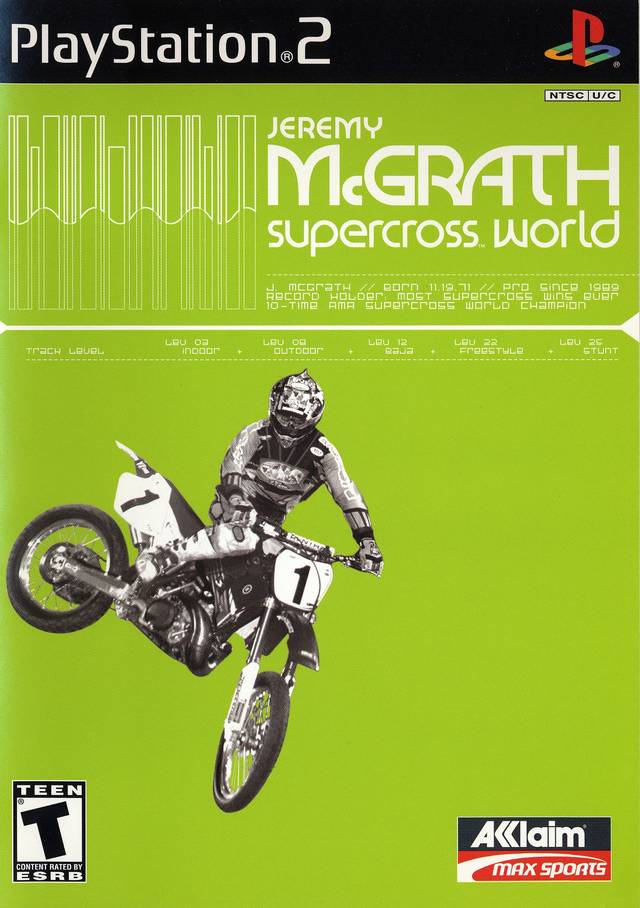 JEREMY MCGRATH'S SUPERCROSS WORLD - PS2
