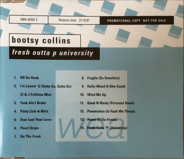 COLLINS, BOOTSY - FRESH OUTTA P UNIVERSITY
