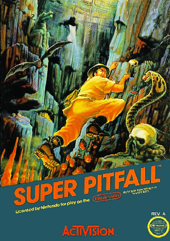 SUPER PITFALL - NES (W/BOX & MANUAL)