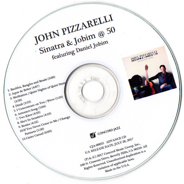 PIZZARELLI, JOHN - SINATRA & JOBIM @ 50
