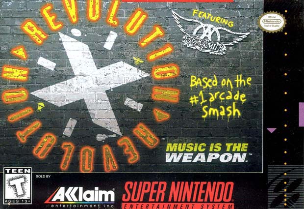 REVOLUTION X - SNES (W/BOX & MANUAL)
