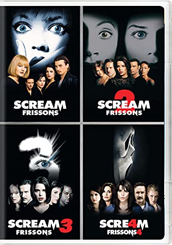 SCREAM 1, 2, 3, & 4 - DVD-4 MOVIE COLLECTION