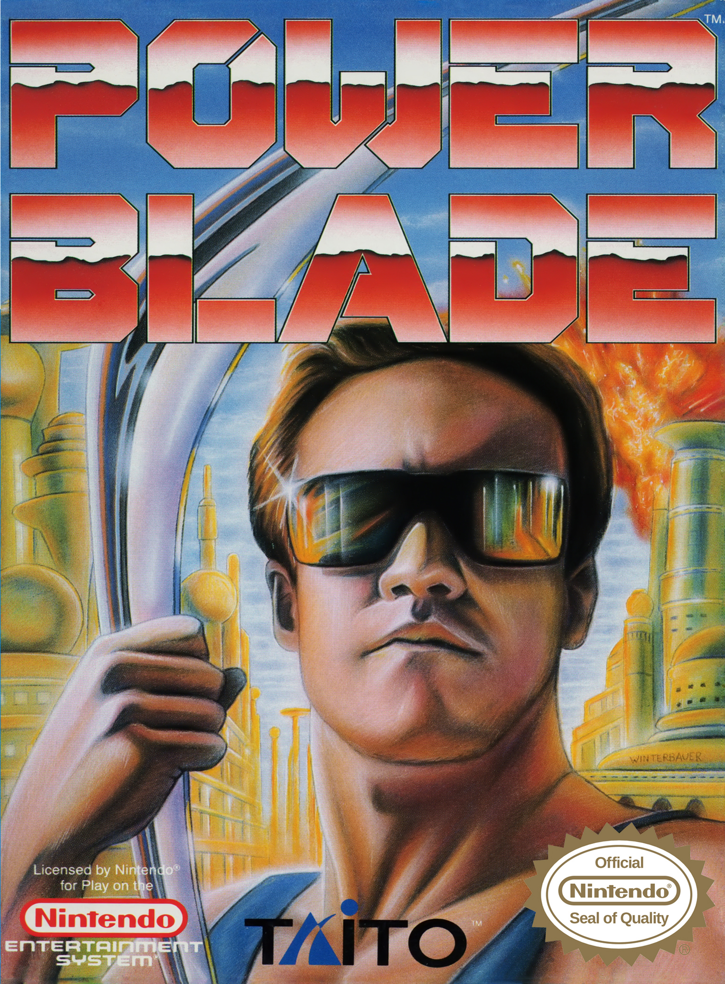 POWER BLADE - NES (W/BOX & MANUAL)