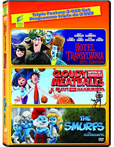 HOTEL TRANSYLVANIA/CLOUDY WITH A CHANCEB - DVD-TRIPLE FEATURE